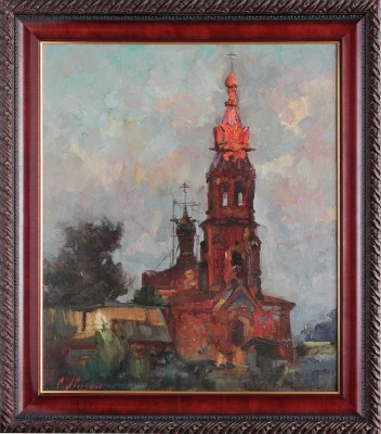 Кузин Сергей Семёнович. У старой церкви